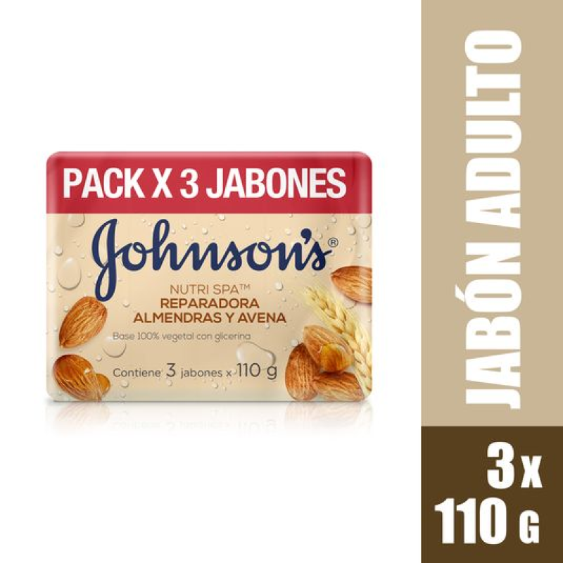 Jabon J&j Adultox110gx3und Avena