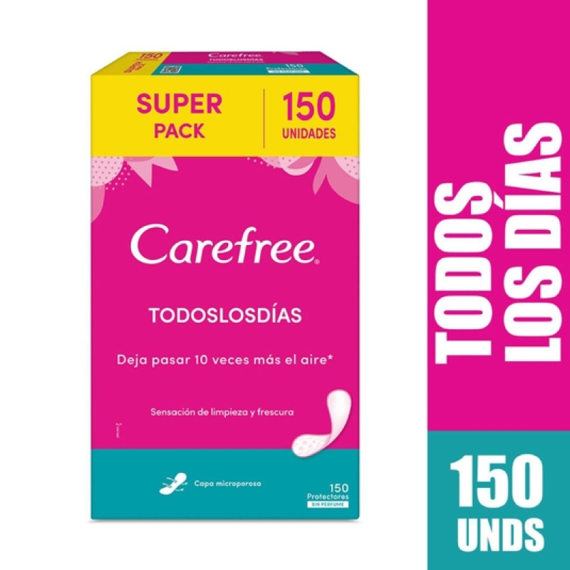 Protectores Carefreex150und Brisa Neut Olores S-p