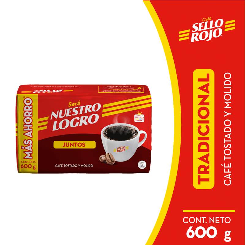 Cafe Fuerte Sello Rojox600g