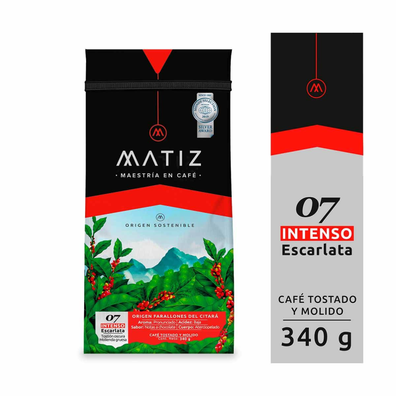 Cafe Matiz Escarlata Molido X340g