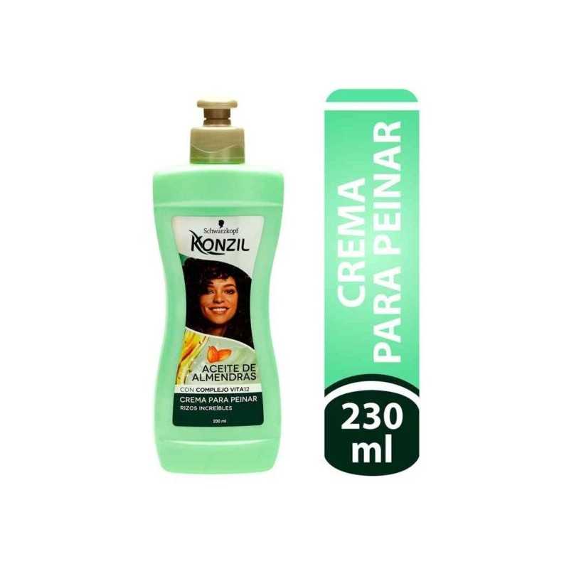 Crema Peinar Konzil 230ml Almend+co Vit12
