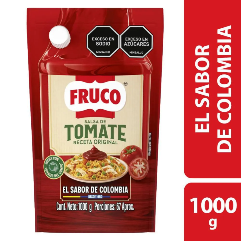 Salsa Tomate Frucox1000g Aniv