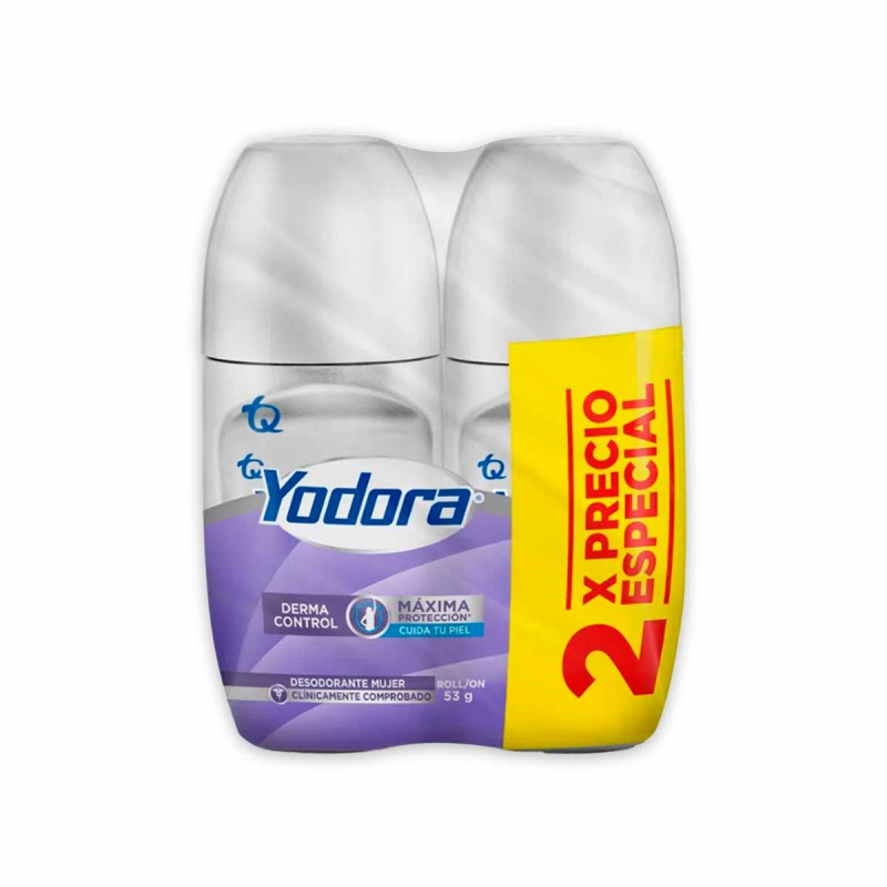 Desodorante Yodora X53gx2und R-o Derma Control
