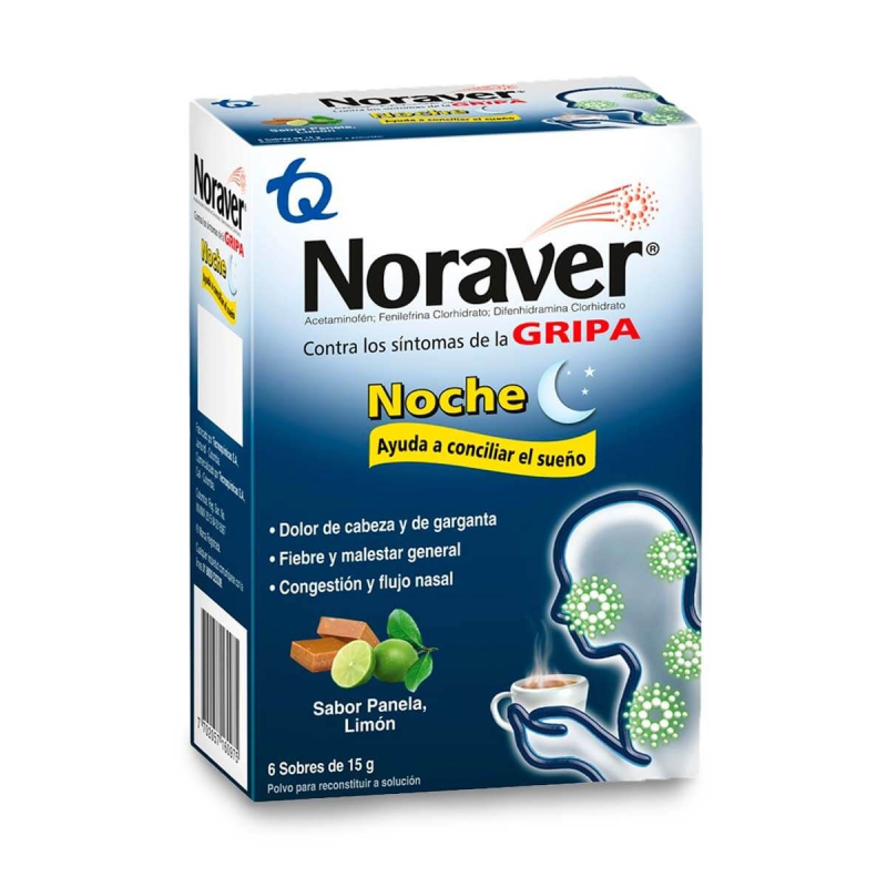 Noraver Gripa Bebida Noche X6und