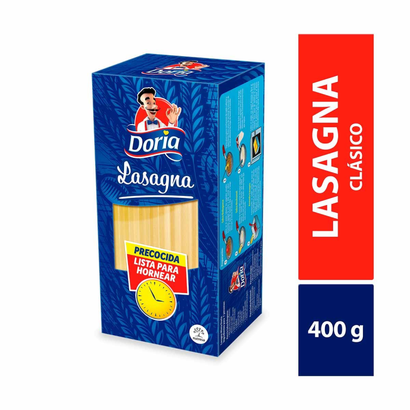 Precocida Pasta Lasagna Doriax400g
