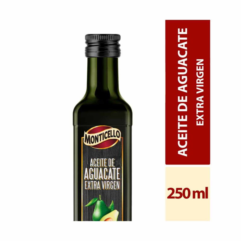 Aceite Monticello De Aguacate Virgen X250ml
