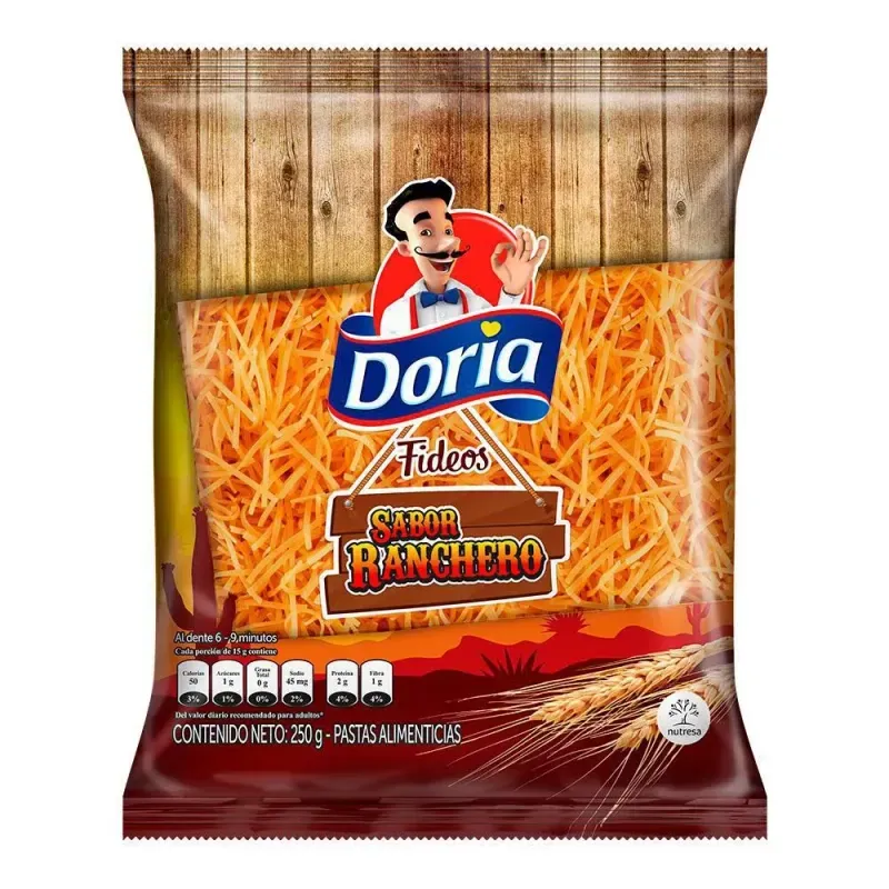 Fideo Sabor Ranchera Doriax250g