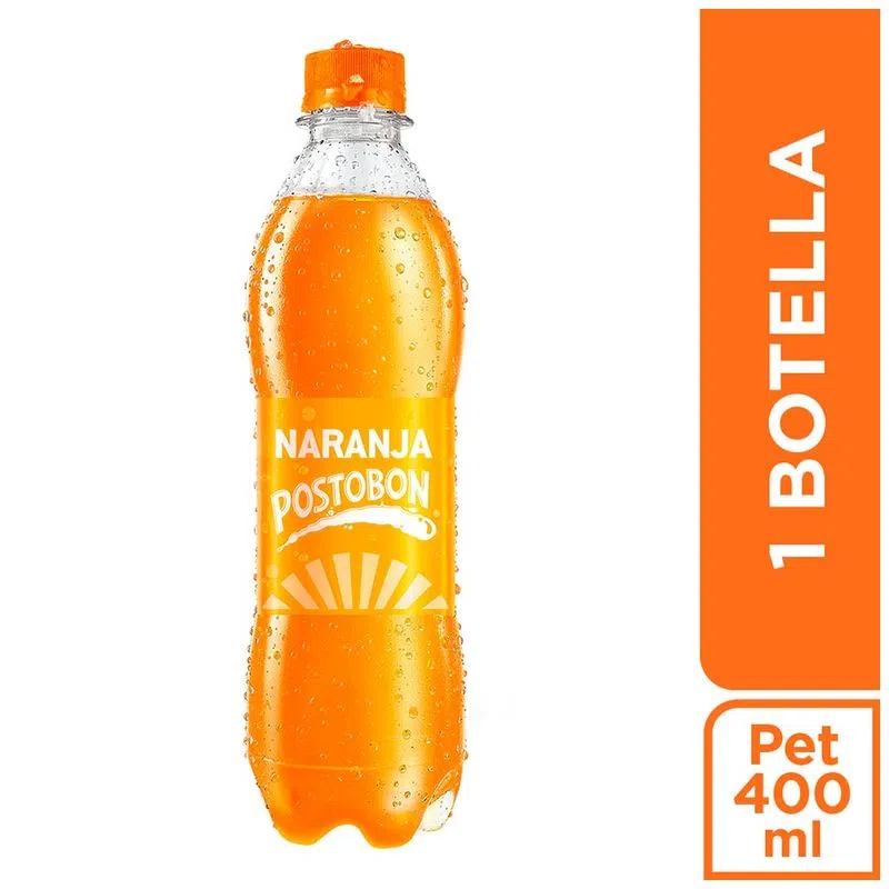Gaseosa Postobonx400ml Naranja Pet