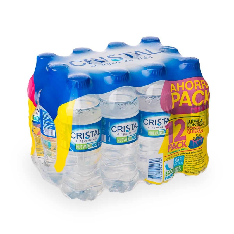 Agua Cristal 12und X300mlx