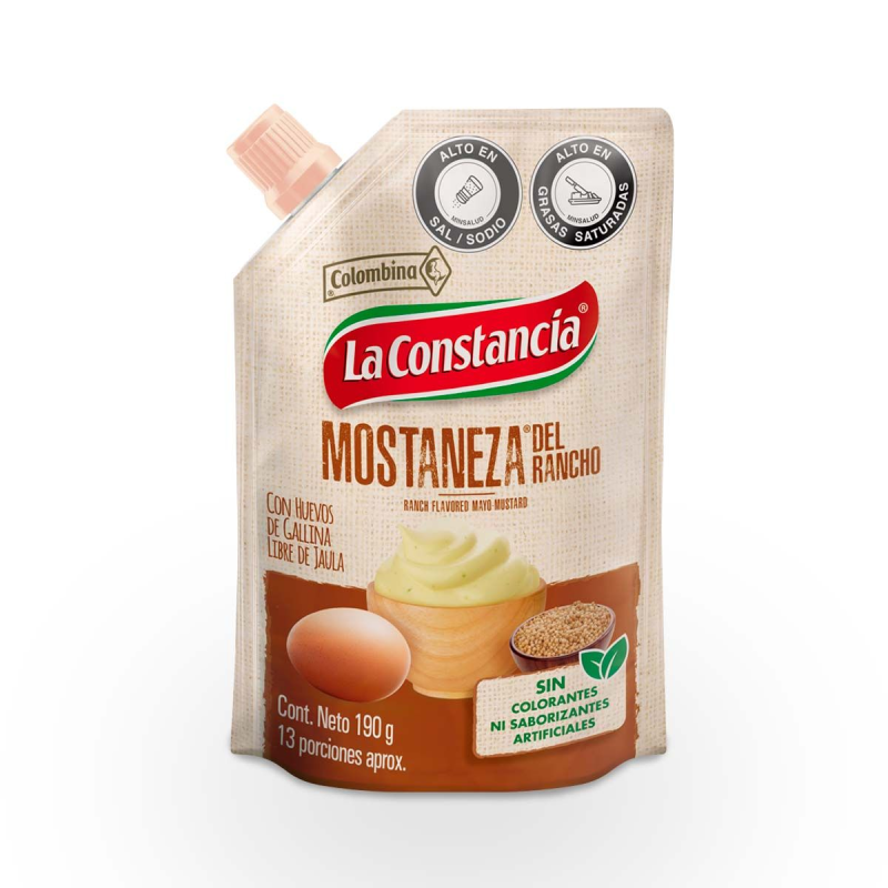 Salsa Mostaneza La Constx190g Rancho