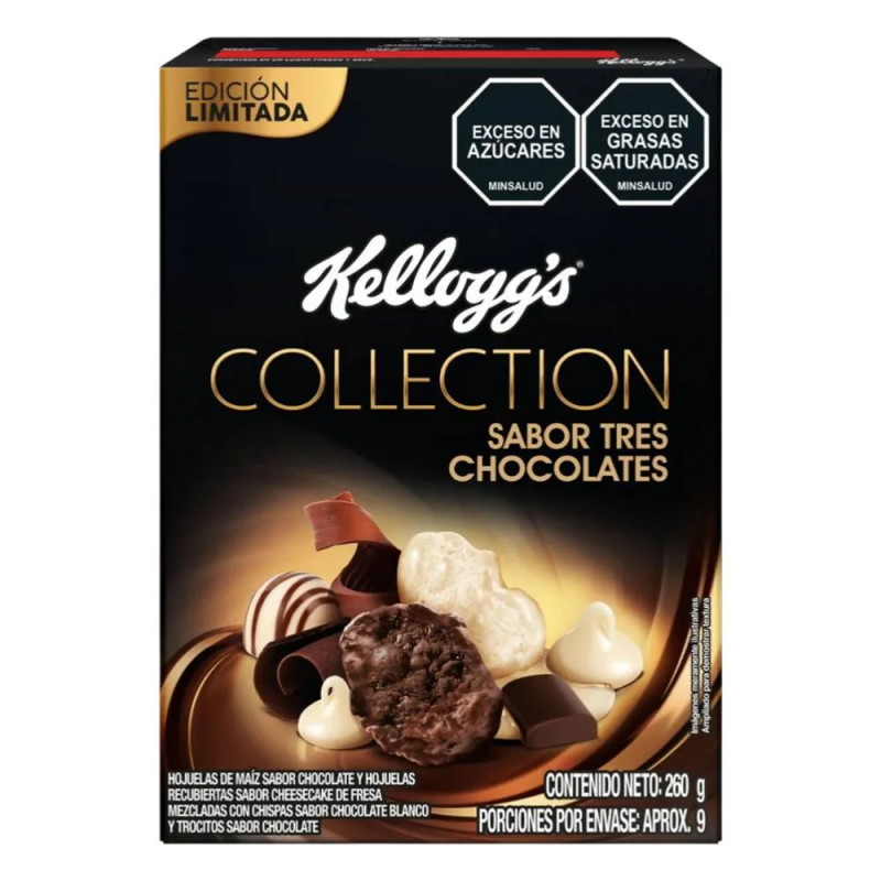 Cereal Kelloggs 3 Chocolates X260gr