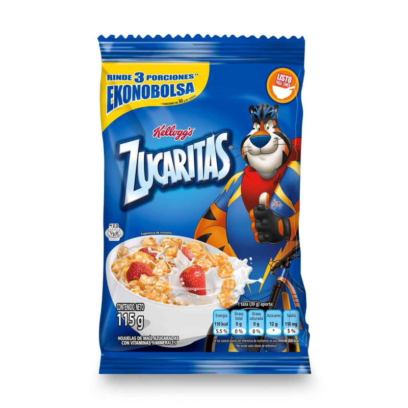 Cereal Zucaritas Mega Paqueticos X115g