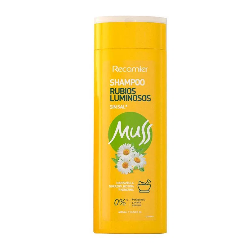 Shampoo Mussx400ml Rubio Luminoso