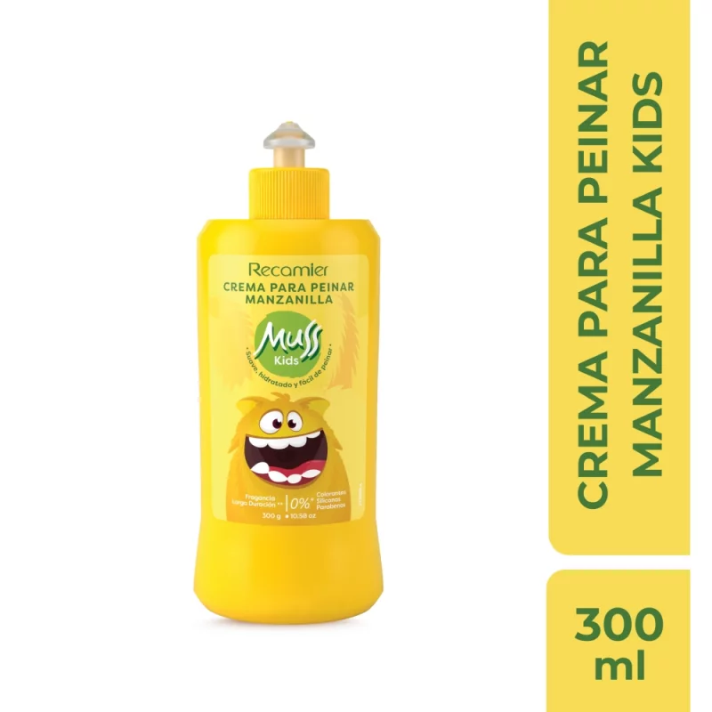 Crema Peinar Mussx300ml Kids Manzana
