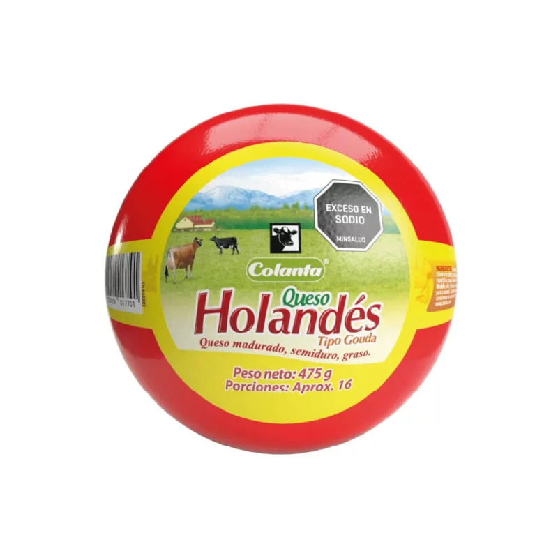 Queso Colanta Holandes X475g