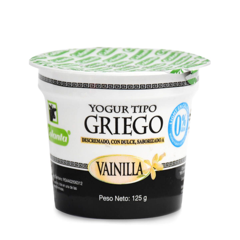 Yogurt Colantax125g Griego Vainilla
