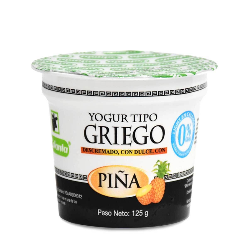 Yogurt Colantax125g Griego Pina