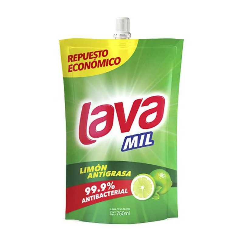 Lavaloza Liq Lavamil Limon Doypack X750ml