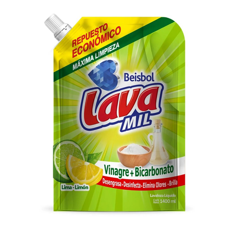 Lavaloza Liq Limon Doy Pack Lavamil X1400ml