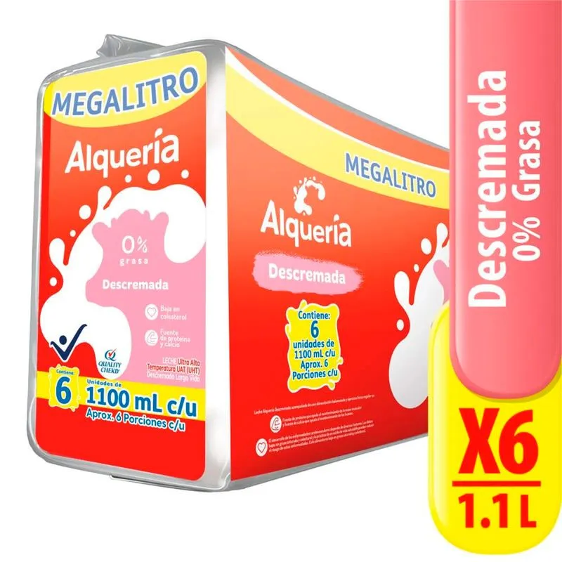 Leche Alqueria Descrem X1100ml