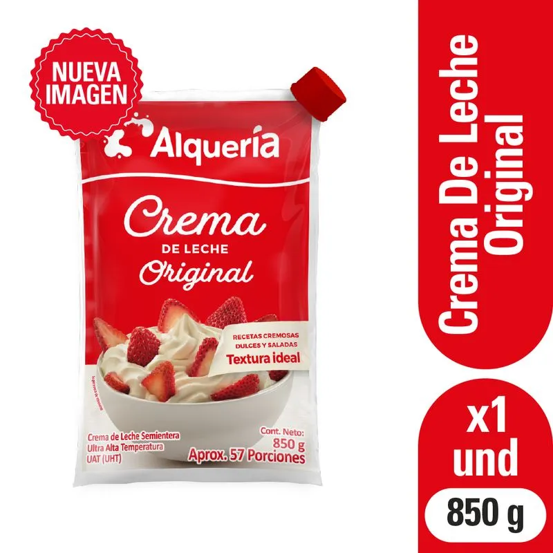 Crema Leche Cocina Alqueria X 850gr