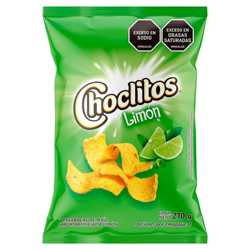 Pasabocas Choclitos Limon X210g