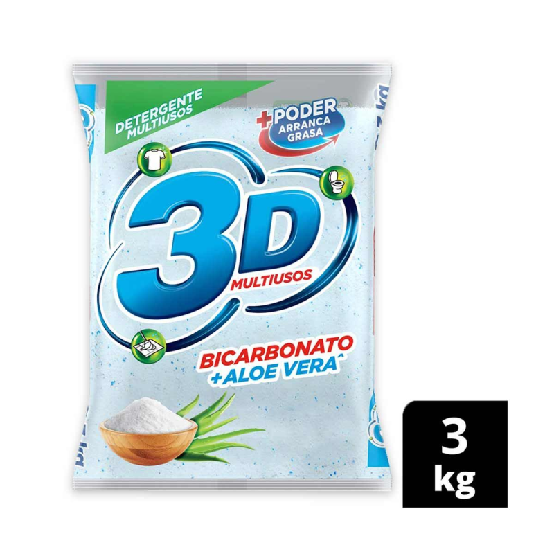 Detergente Polvo Multiusos 3dx3kg