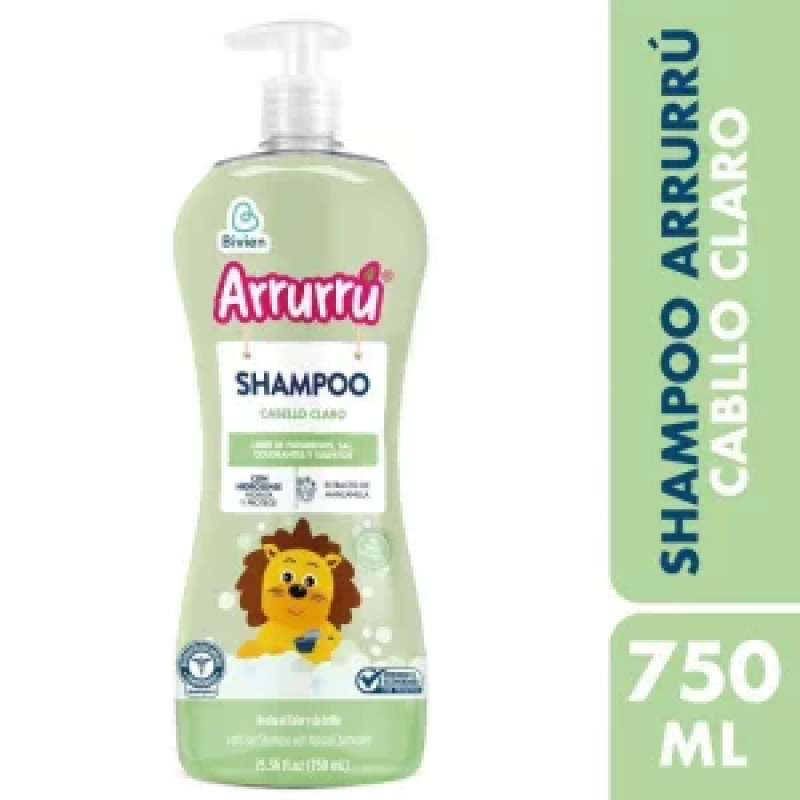 Shampoo Arrurrux750ml Cabello Claro