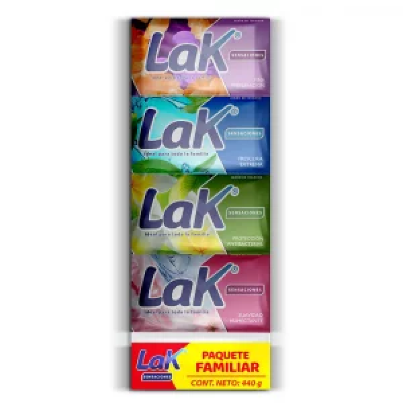 Jabon Lakx110gx4und Sensaciones