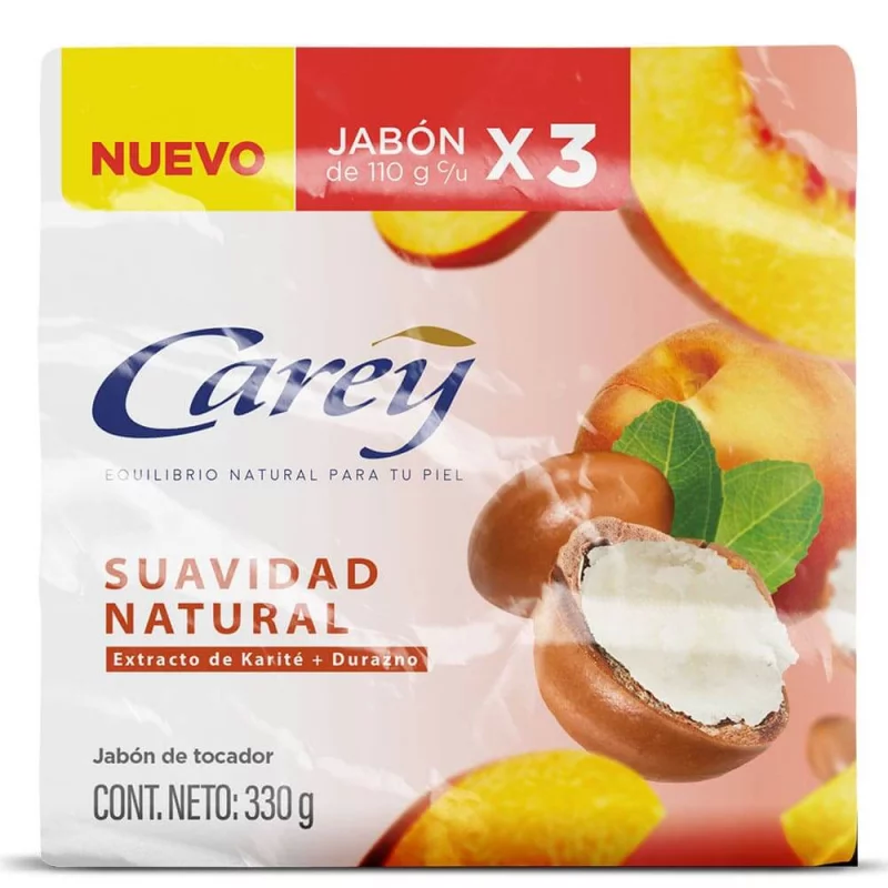 Jabon Carey 110gx3und Suavidad Natura