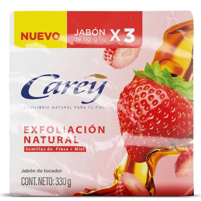 Jabon Careyx110gx3und Exfoliacion Natural