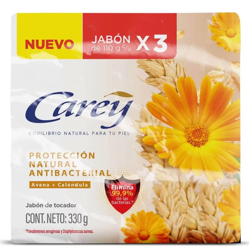 Jabon Carey 110gx3und Proteccion Antibacte