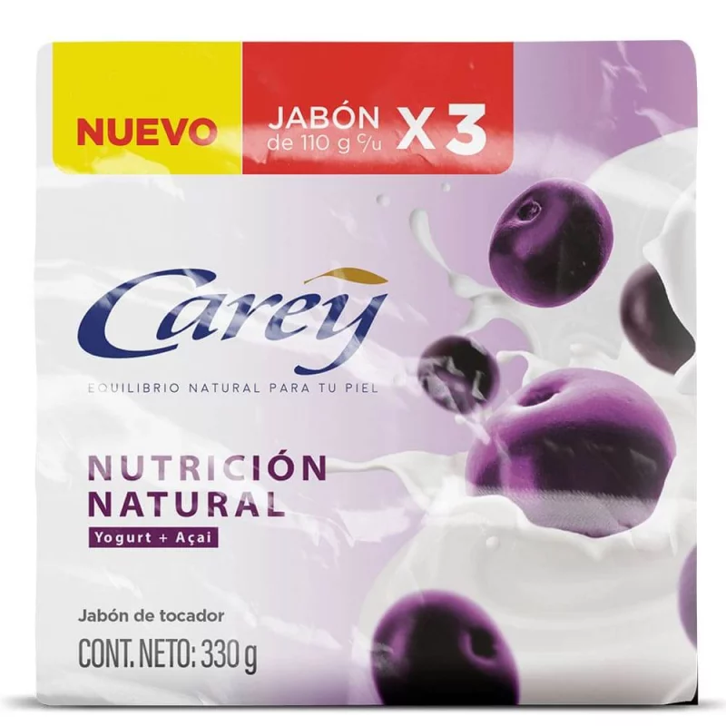 Jabon Carey 110gx3und Nutricion Equilibrio