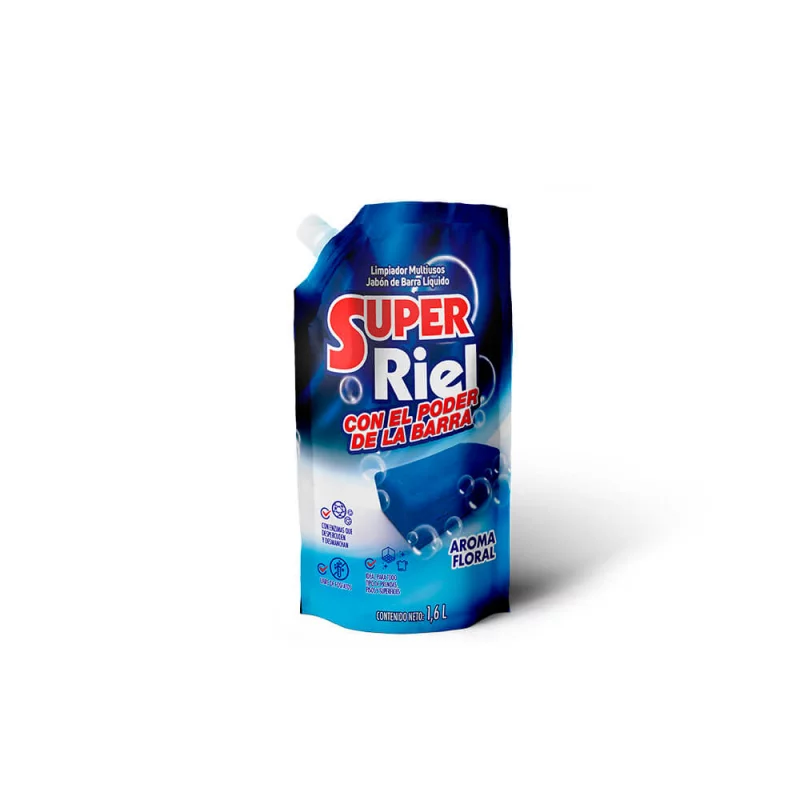 Jabon Liq Super Rielx1600ml Mul Doypack