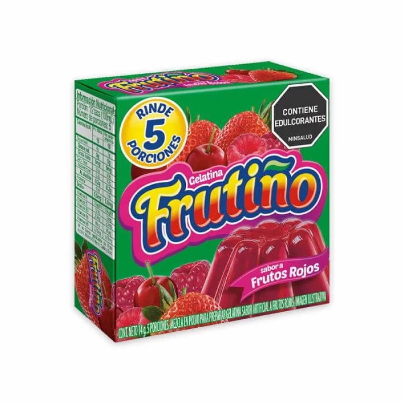Gelatina Frutino 14 Frutos Rojos N.