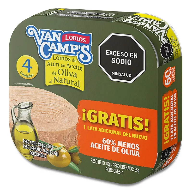 Atun Oliva 80g Gr Oliva Meno Vancampsx24