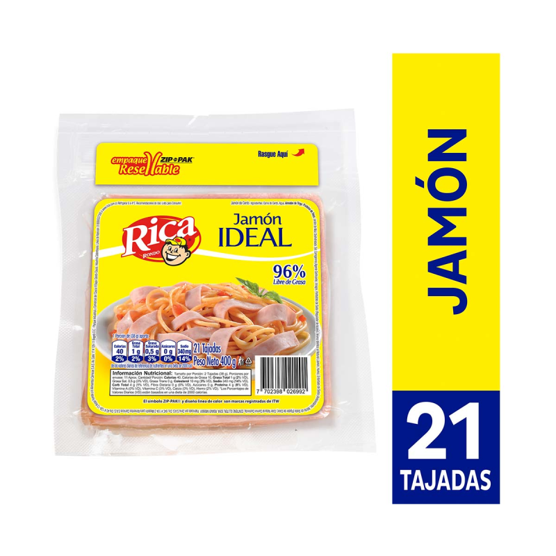 Jamon Ricax400g Ideal
