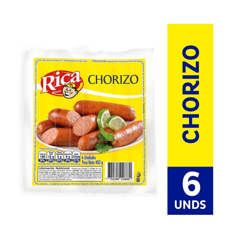 Chorizo Ricax400g