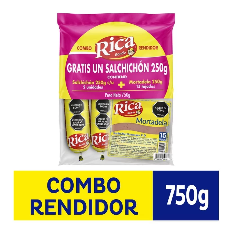 Combo Rica Mtdla+schon+gtsschon 250gx3