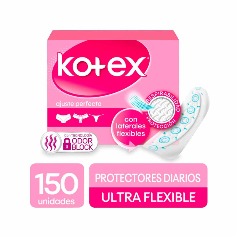 Protectores Kotexx150und Lin Days Ultrad Flex