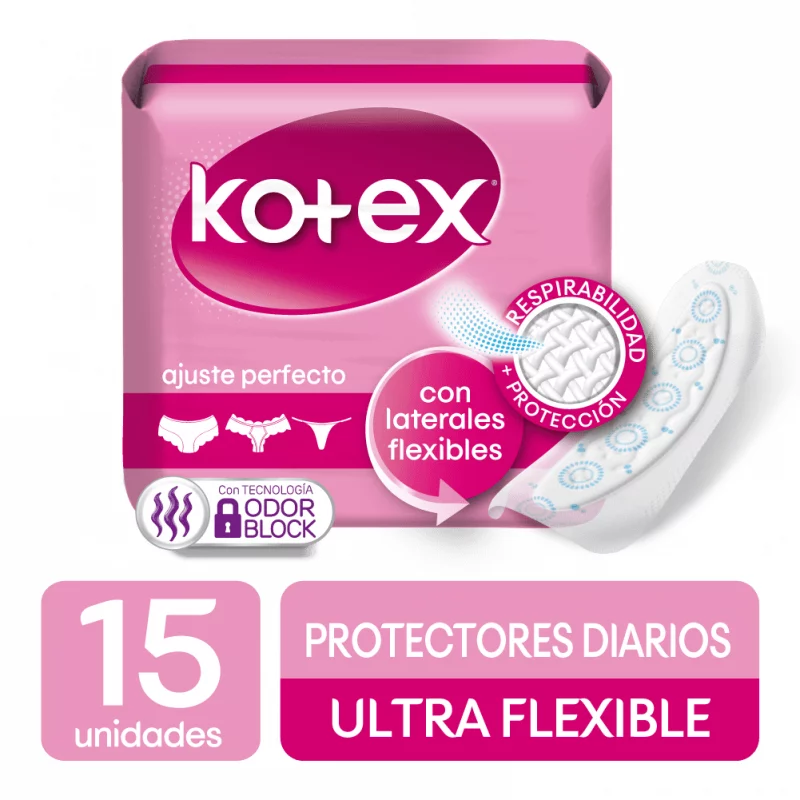 Protectores Kotexx15und Lin Days Ultrad Flex Re