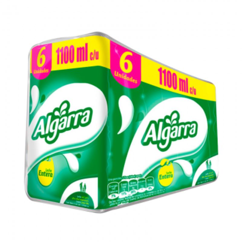 Leche Entera Algarrax1100mlx6u P.esp