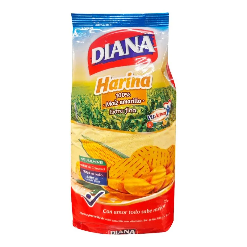Harina Maiz Precocida Diana Amarilla X500g