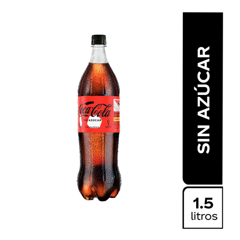 Gaseosa Cocacolax1,5l Zero Pet