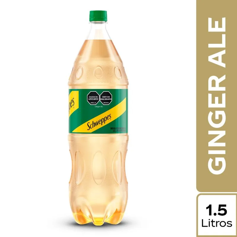 Gaseosa Schweppesx1,5l Ginger Ale