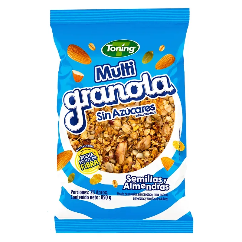 Multigranola Sin Azucar Toning850g