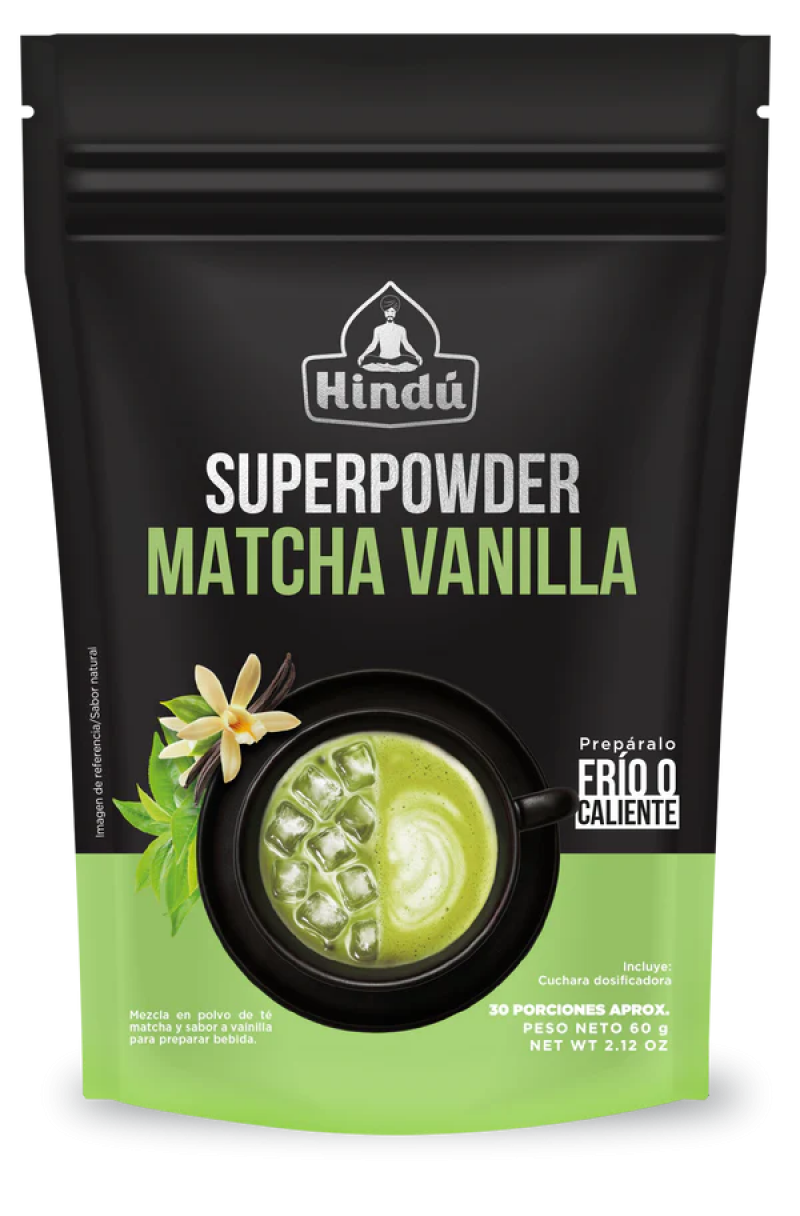 Tea Superpowder Matcha Vainill Hindux60g