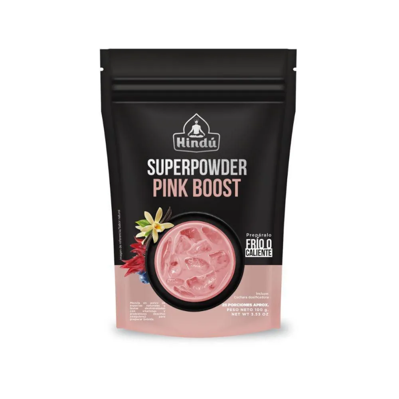 Tea Superpowder Pink Boost Hindux 100g