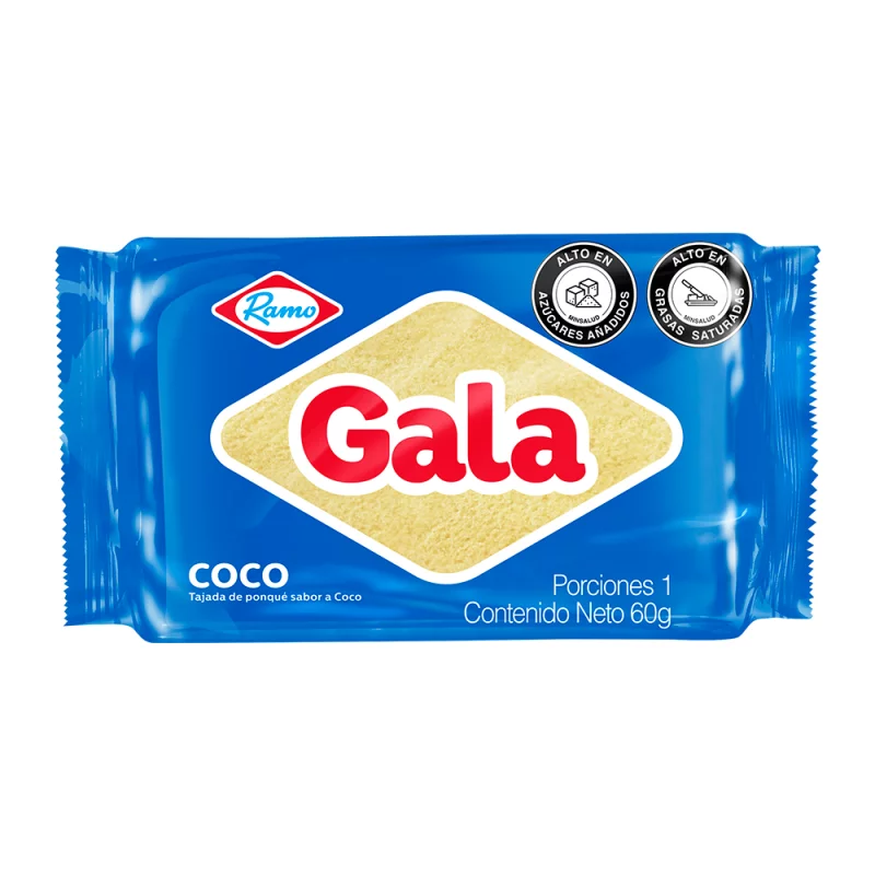 Ponque Gala Coco X60g