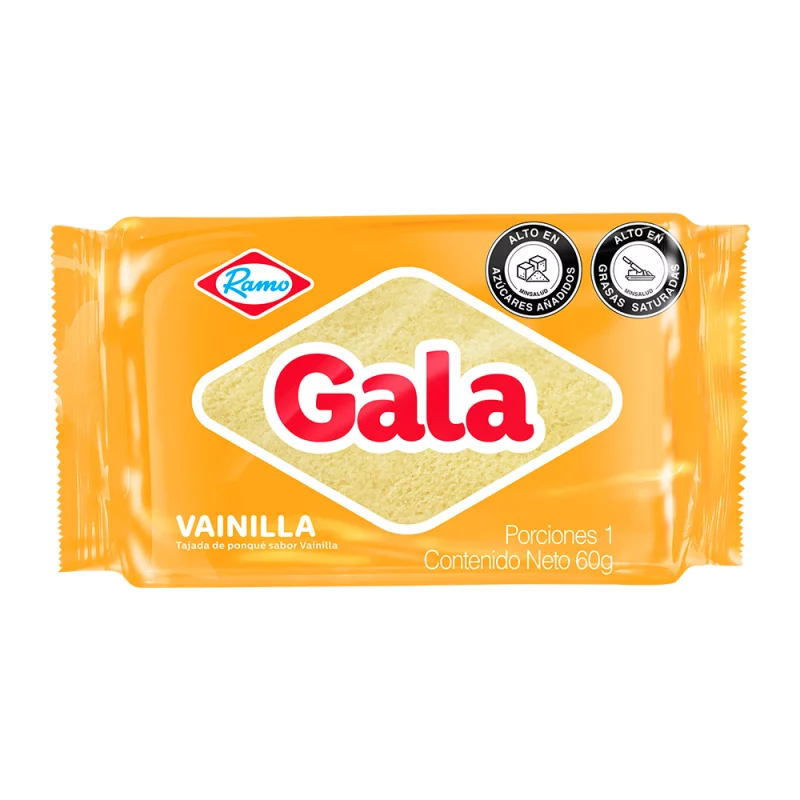 Ponque Ramo Gala Vainilla X60g